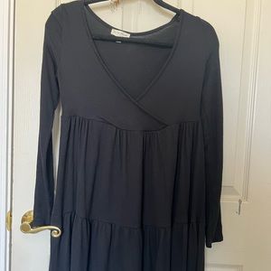 Black long sleeve dress